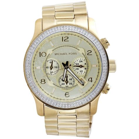 michael kors gold diamonds männer|Michael Kors watches for sale.